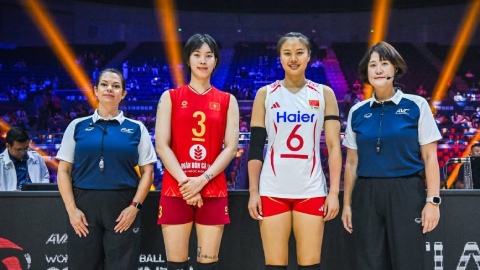  Bóng chuyền nữ Việt Nam tái đấu Trung Quốc ở tứ kết ASIAD 2026